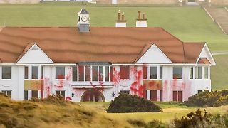 Pro-palästinensische Aktivisten verwüsten Trumps Golfklub