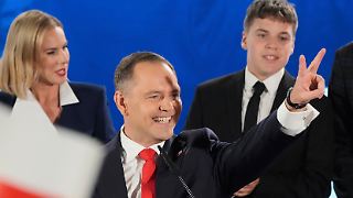 Hochrechnungen sehen Nawrocki in Polen vorn
