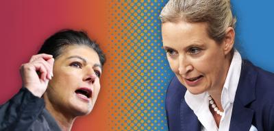 „Damit ist Alice Weidel auf Habeck-Niveau“, findet Sahra Wagenknecht