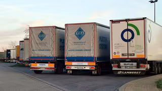 Lkw-Parkplätze in Ostdeutschland vor allem in der Nacht überfüllt