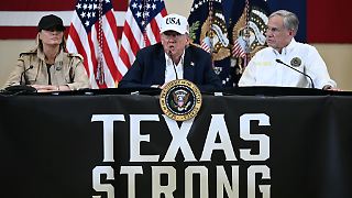 Trump besucht Hochwassergebiet in Texas