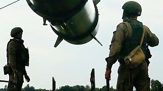 Russen greifen Militärzentrum in der Ukraine an