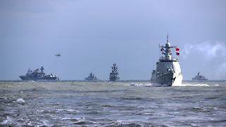 Russland und China halten gemeinsames Marinemanöver ab