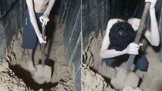 Hamas zwingt Geisel, eigenes Grab zu schaufeln