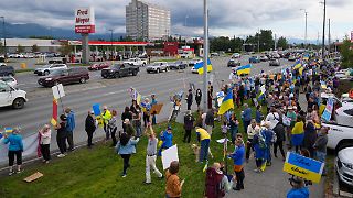 Bewohner protestieren gegen Trump-Putin-Gipfel in Alaska