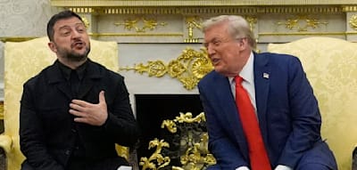 „Ich liebe die Ukrainer, ich liebe die Russen!“, sagt Trump zu Selenskyj