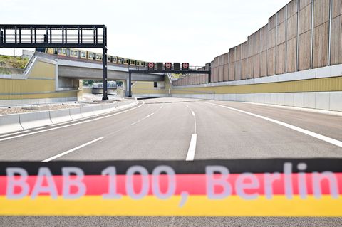Umstrittenes Autobahnstück in Berlin eröffnet