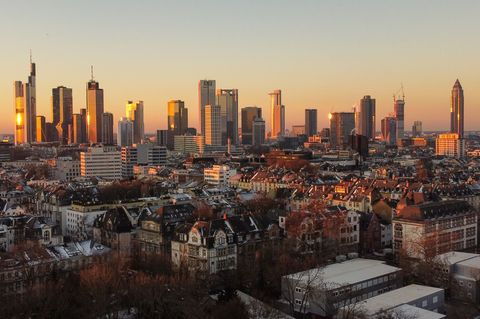 Immobilienpreise in Frankfurt und München deutlich gesunken