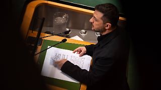 Selenskyj zeichnet düsteres Drohnen-Szenario und richtet Appell an UN