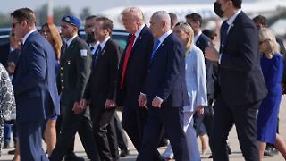 US-Präsident Trump landet in Israel