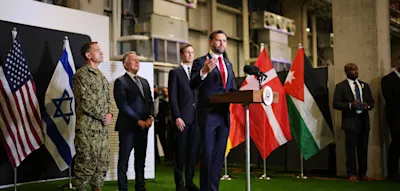 „Mein Besuch hat nichts mit den Ereignissen der vergangenen 48 Stunden zu tun“, sagt Vance in Israel