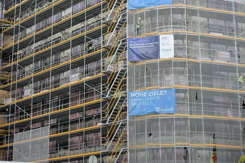 Umsatzverluste am Bau - Aufträge erholen sich