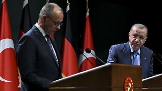 Erdogan und Merz geraten beim Gaza-Krieg aneinander