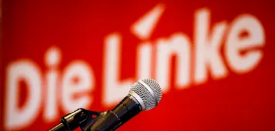 Aktivisten protestieren vor Linken-Parteitag gegen Anträge zu BDS und Gaza-Genozid