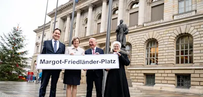 Platz vor Berliner Abgeordnetenhaus wird nach Margot Friedländer benannt
