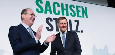 Kretschmer als Chef der sächsischen CDU wiedergewählt