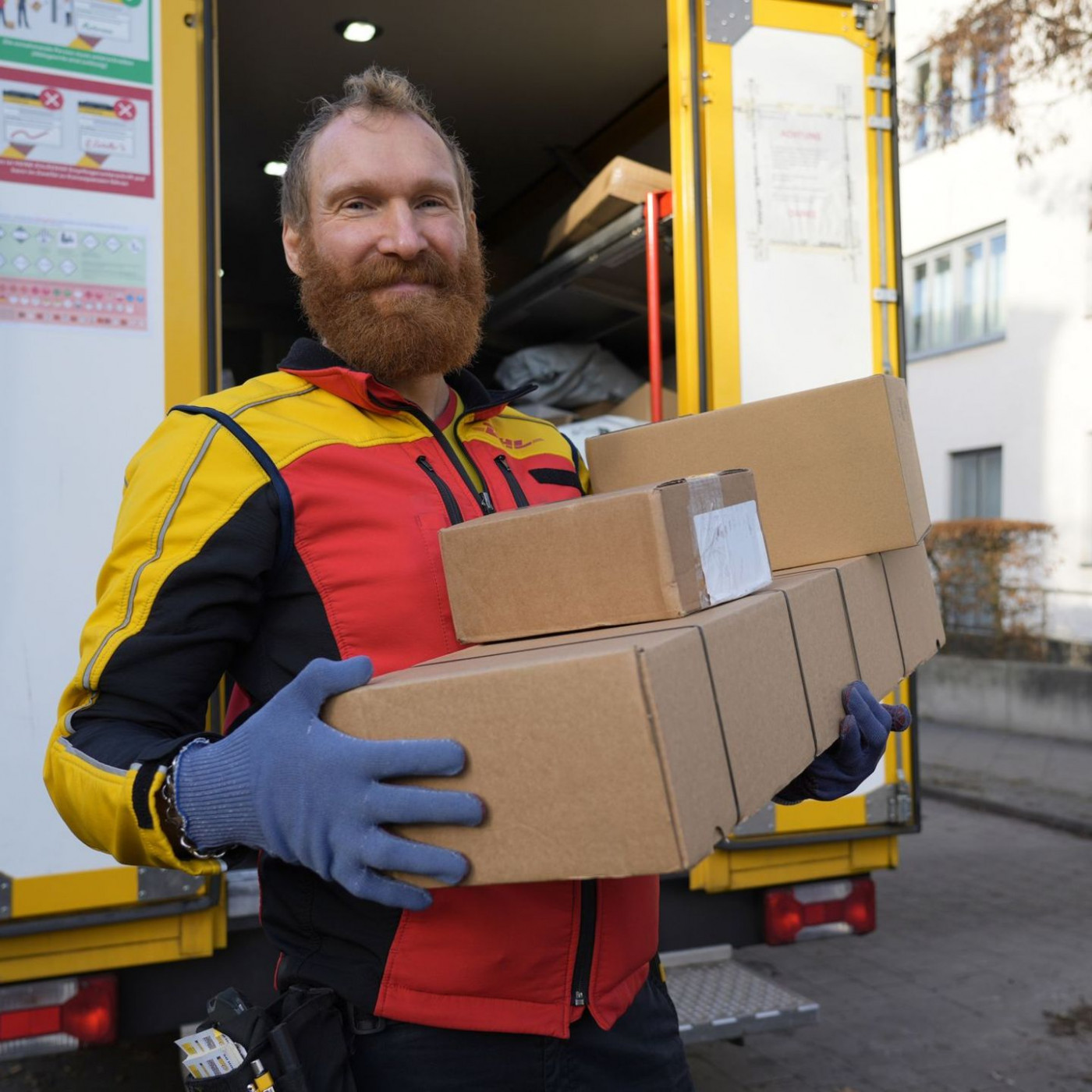 Zusteller im Weihnachtsstress: "Man ist fix und fertig"