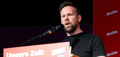 &bdquo;Keine Brandmauer kann so existieren. Das geht nicht&ldquo;, sagt der Linke-Landeschef