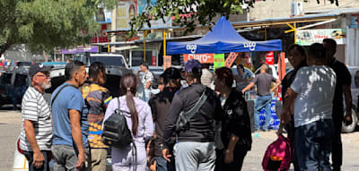 &bdquo;Das merkt man sofort an der Grenze&ldquo; &ndash; Wo die Angst vor einer Eskalation mit den USA steigt