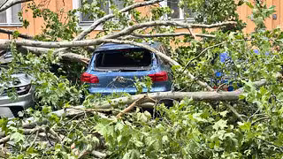 Unwetter verursachten 2025 weniger Sch&auml;den