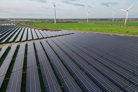 Anstieg um elf Prozent bei erneuerbaren Energien