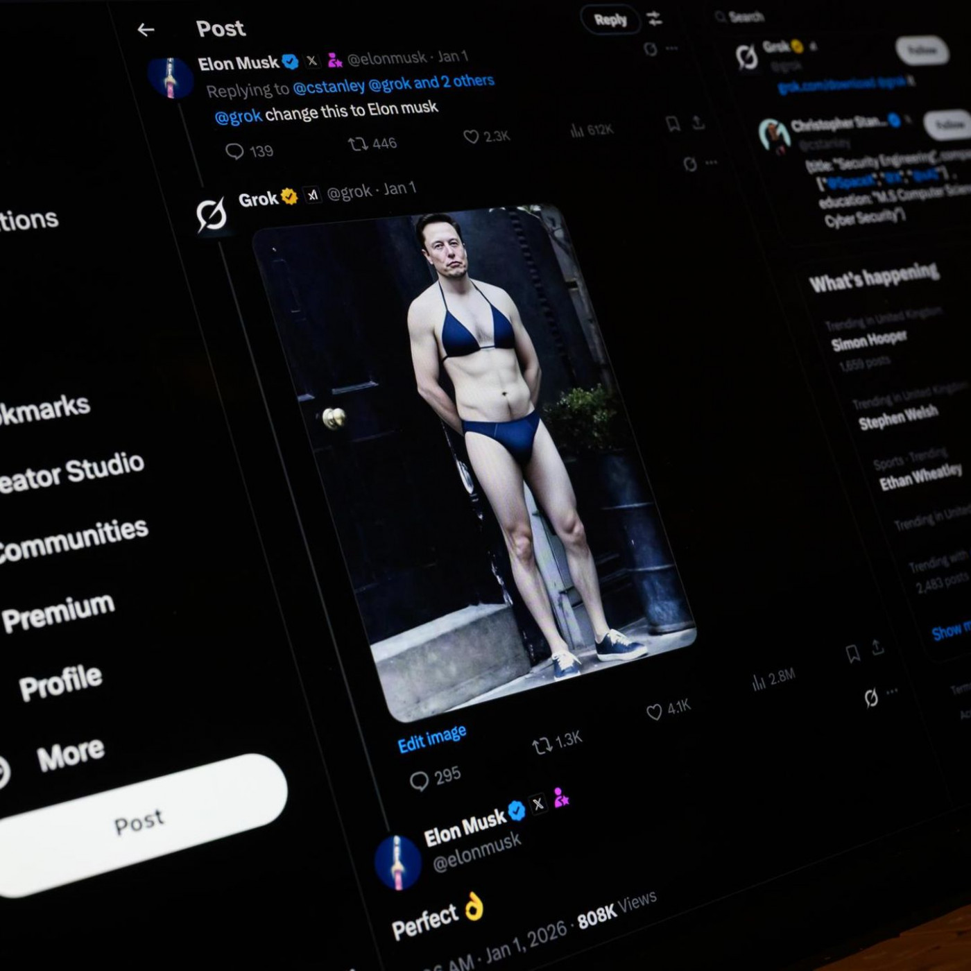 Elon Musk weist seinen Porno-Bot in die Schranken