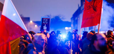 Blockaden, Butters&auml;ure, Nagelbretter &ndash; Festnahmen bei Protest gegen AfD-Veranstaltung