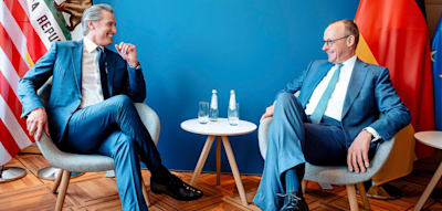 Trump-Vertrauter bezeichnet Treffen mit Newson als &bdquo;wohl gr&ouml;&szlig;te Merz-Entgleisung bis heute&ldquo;