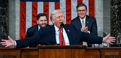 &bdquo;Unsere Nation ist gr&ouml;&szlig;er, besser, reicher und st&auml;rker als je zuvor&ldquo;