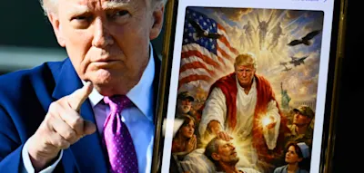 Trump distanziert sich von Selbstbildnis als Jesus &ndash;&nbsp;&bdquo;Ich dachte, es zeige mich als Arzt&ldquo;