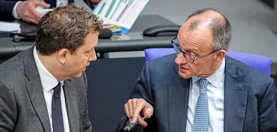 &bdquo;Regelrecht aus der Haut gefahren&ldquo; &ndash;&nbsp;Merz soll Klingbeil angeschrien haben