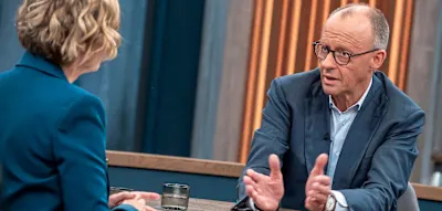 &bdquo;Ich habe keine Vollmacht, die CDU umzubringen&ldquo;, sagt Merz, dann ger&auml;t er kurz ins Stocken