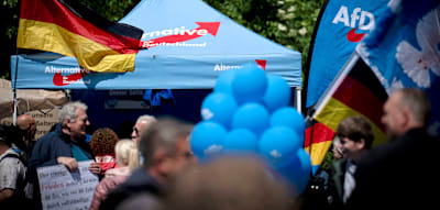 &bdquo;Feiger Angriff&ldquo; &ndash; neun Verletzte bei Attacke mit &auml;tzender Fl&uuml;ssigkeit auf AfD-Stand