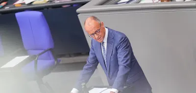 Merz wirft AfD vor, Siegmund &bdquo;zum ersten Wahlbetrug&ldquo; aufgefordert zu haben