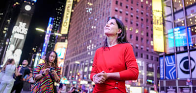 &bdquo;New York tut mir saugut&ldquo; &ndash; Annalena Baerbock spricht &uuml;ber ihre neuen Priorit&auml;ten